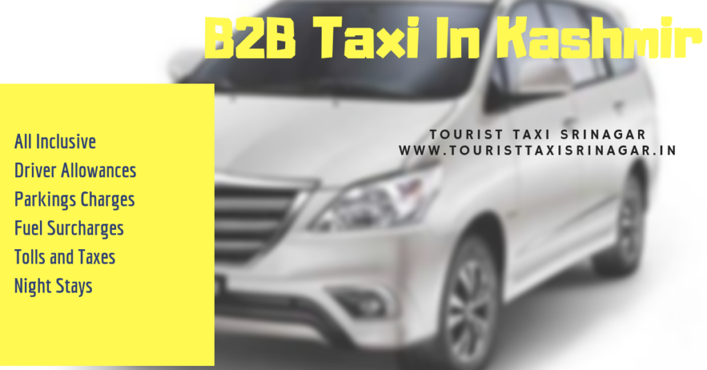 B2B taxi in Srinagar