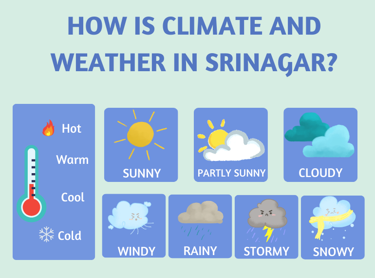 How is climate and weather in Srinagar