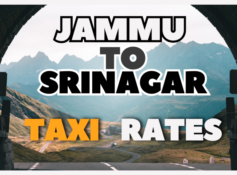 Jammu to Srinagar Taxi Rates