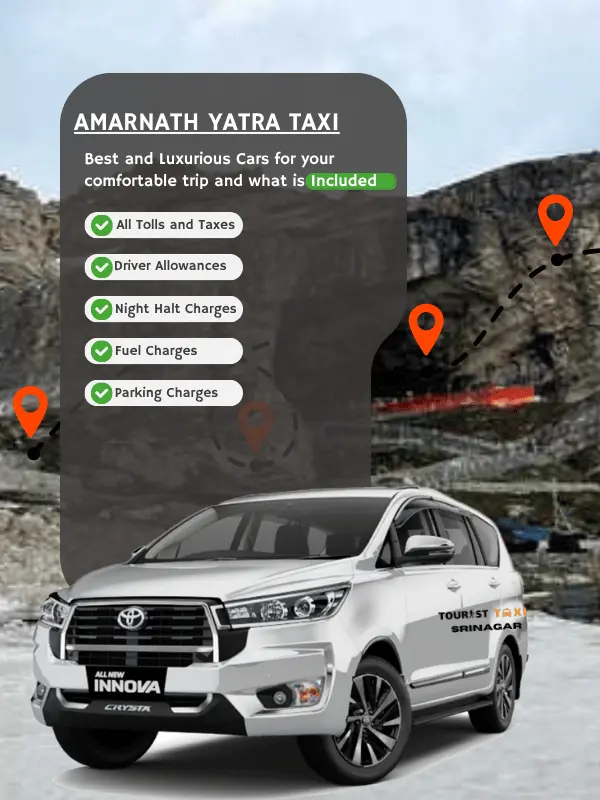 Srinagar to Baltal Taxi