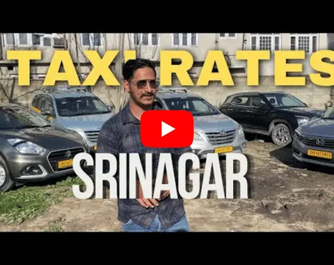 Taxi Rates in Srinagar 2026 Youtube Video